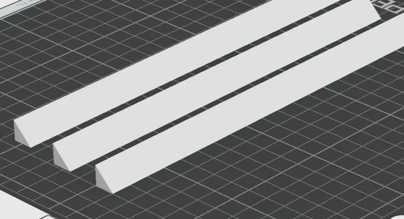 light strip wedge for cabinets