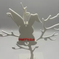 Pendentif lapin de Pâques (2 tailles, prénom en option) — photo 6