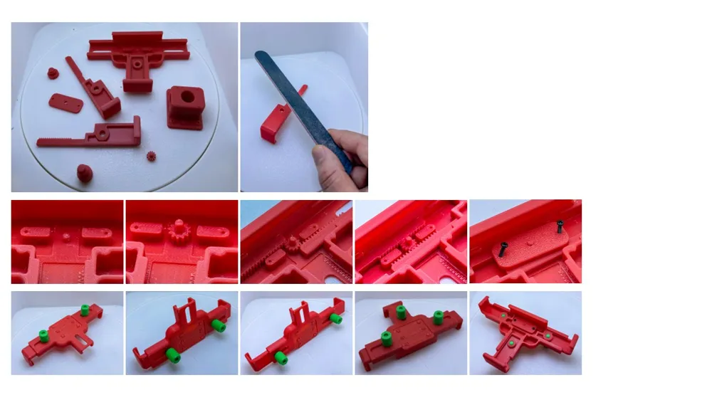 Adjustable Phone stand for desk whit clamp NO AMS by guarisal ...
