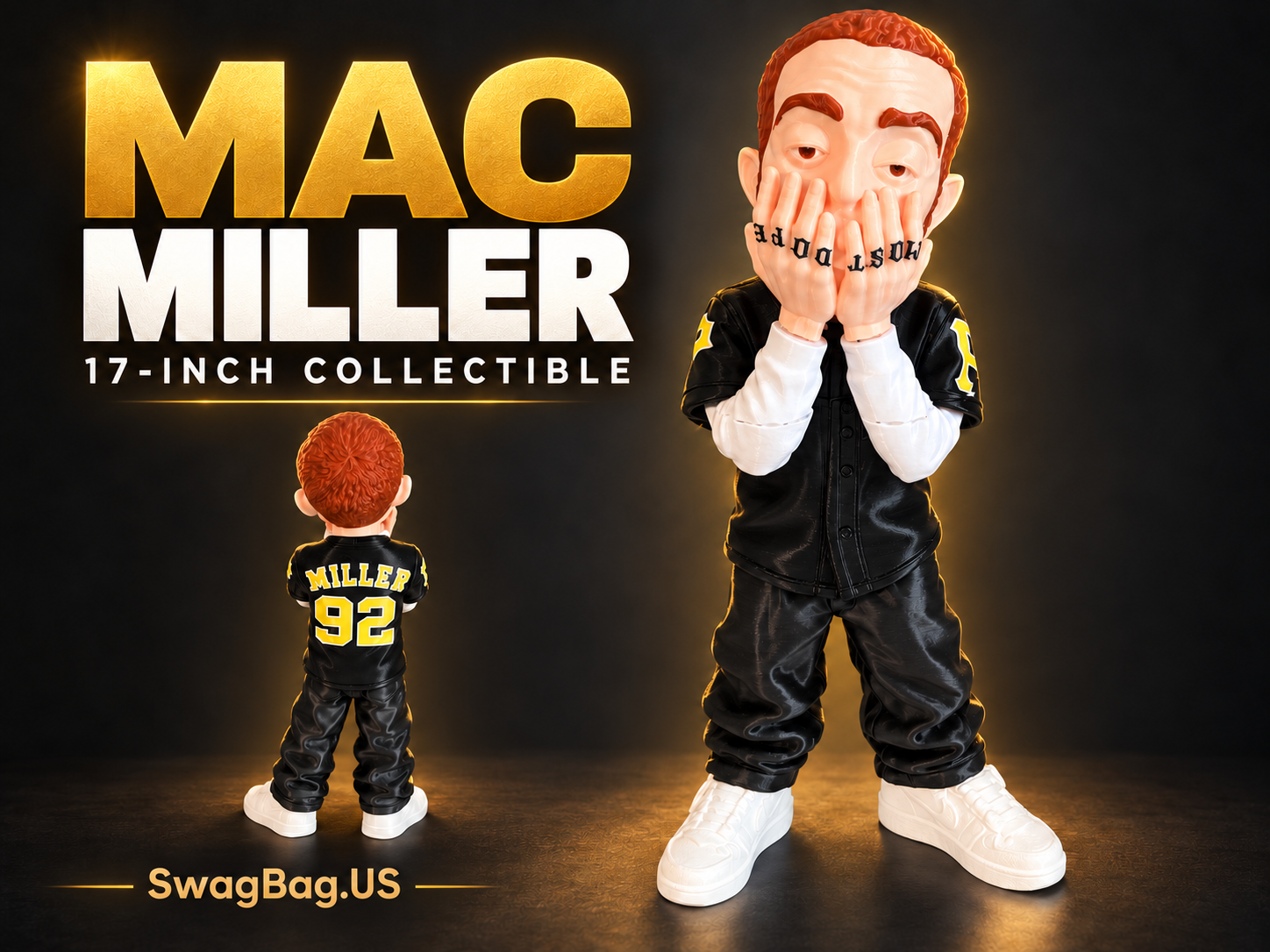 Mac Miller “Most Dope” – 17" Multicolor Statue - 1
