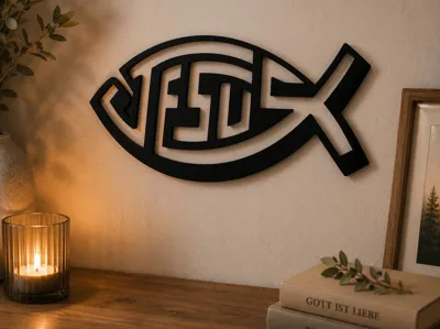 Jesus Fish Wall Decor