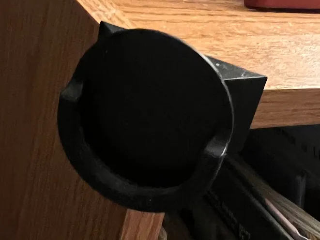 Popsocket phone holder for corner of shelf