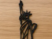 Statue de la Liberté en déco murale low poly — photo 1