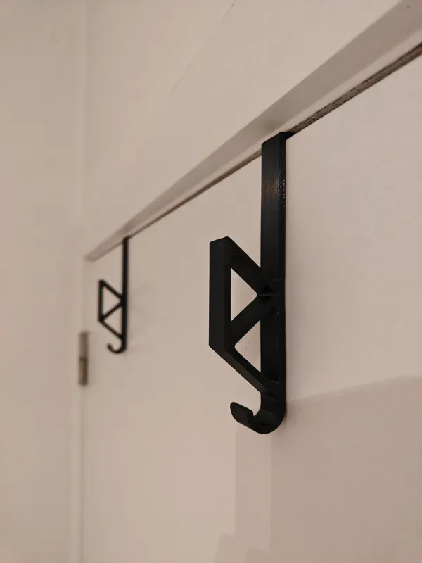 Support de porte-manteau pour porte de 40 mm