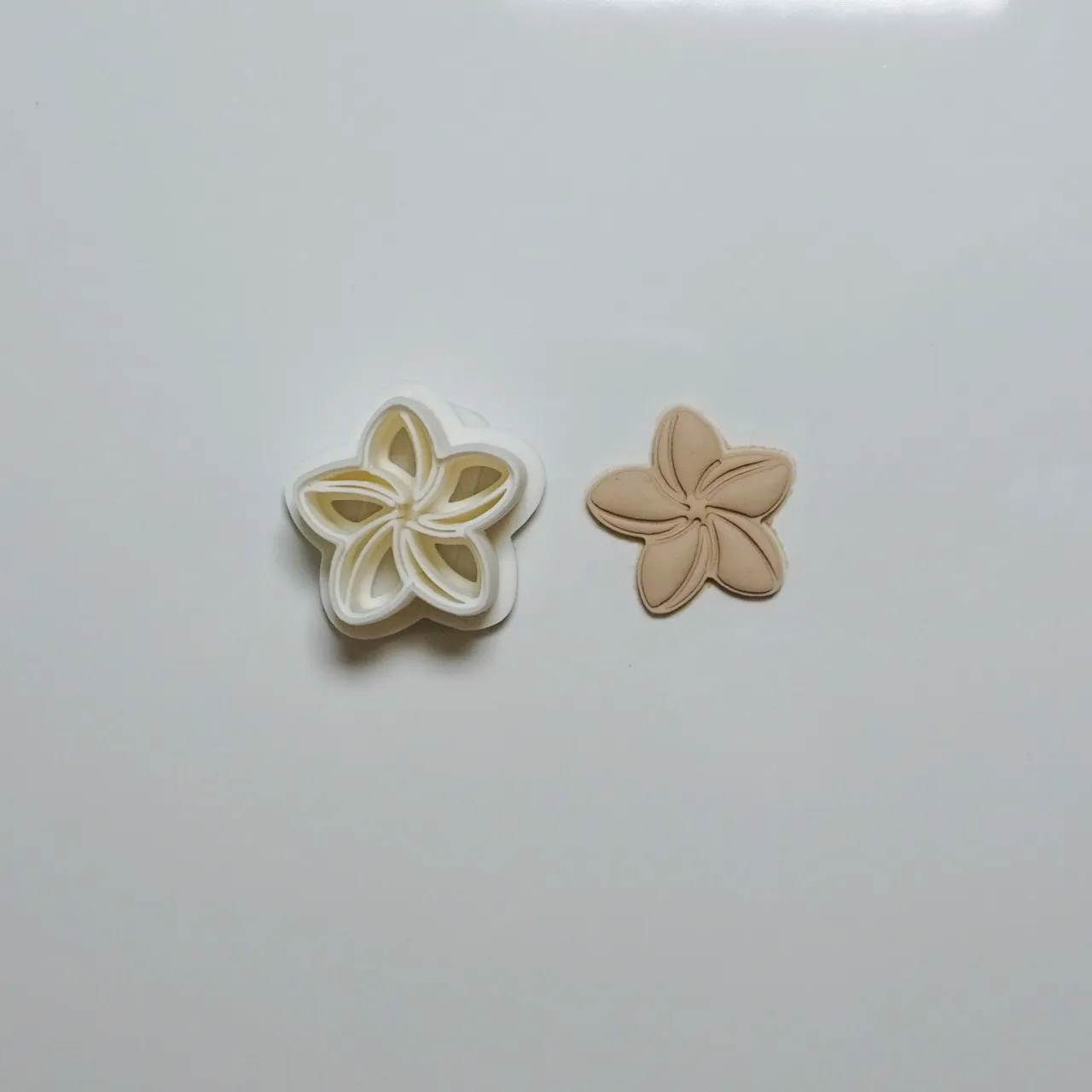 Monoi Flower Polymer Clay Cutter Earrings view 2