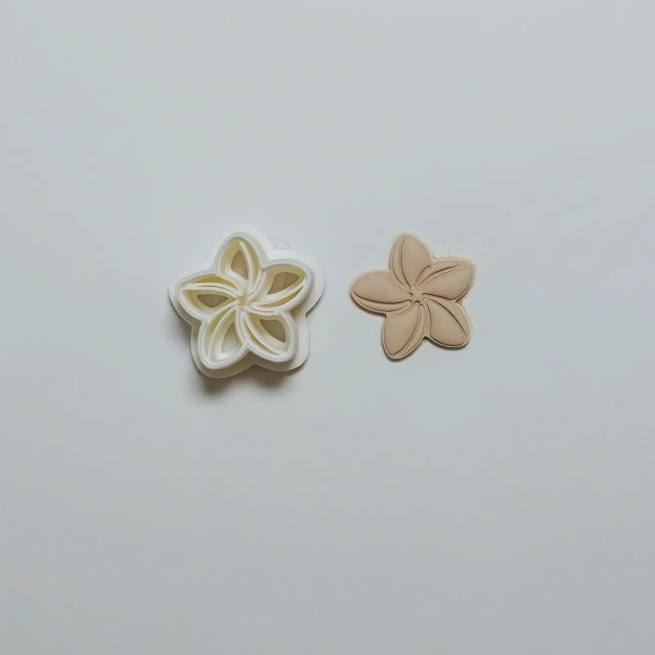Monoi Flower Polymer Clay Cutter Earrings view 3