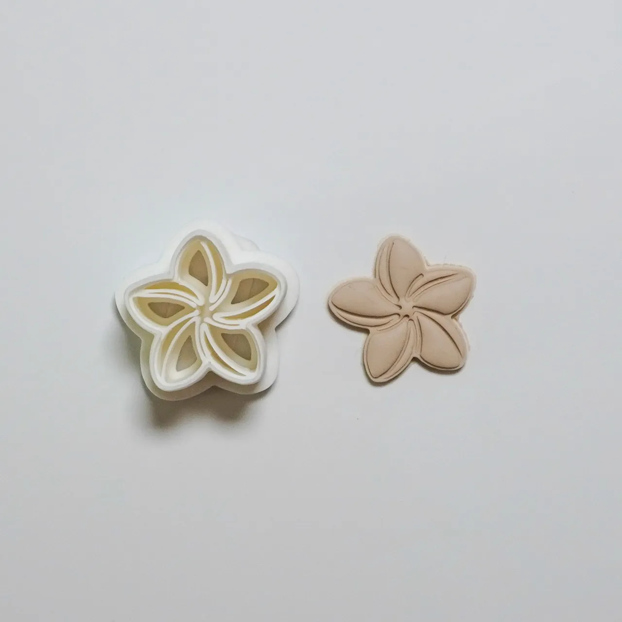 Monoi Flower Polymer Clay Cutter Earrings view 4