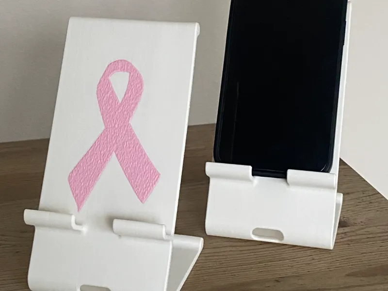 CellPhoneStand_PinkRibbon
