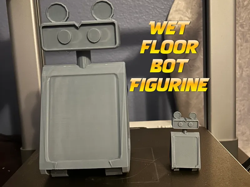 Wet Floor Bot Figurine - FNAF
