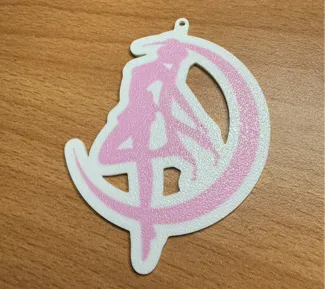 Sailor Moon Logo KeyChain