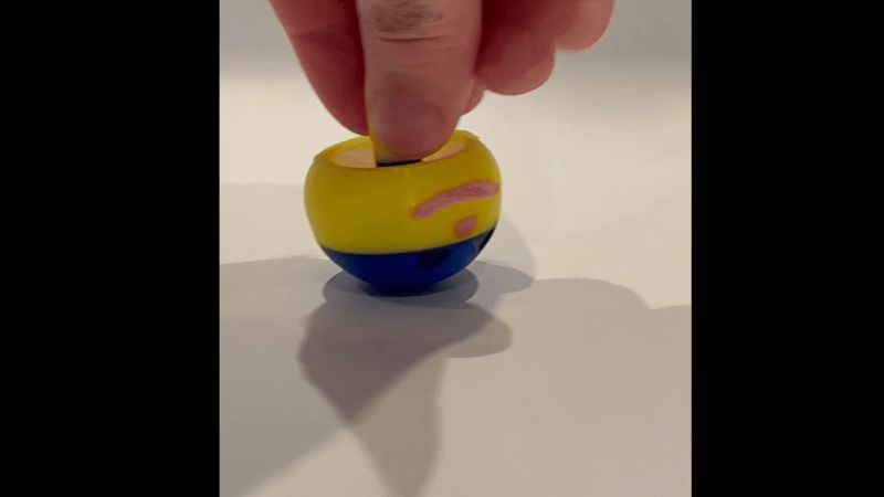 Jack-O’-Spin-Invertible Halloween Spiner-Tippe Top
