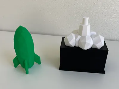 Rocket trophy