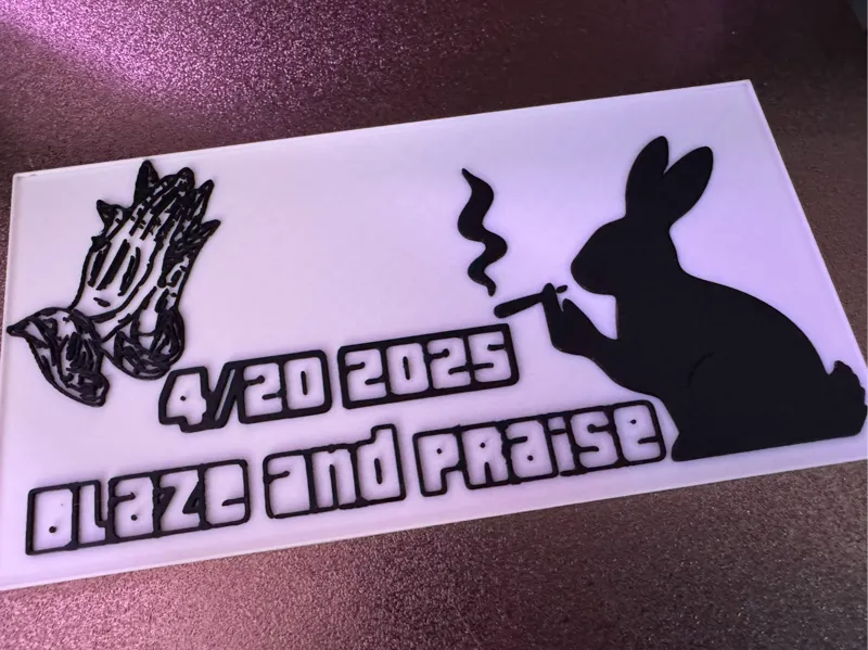 Blaze & Praise: 4/20 Easter Bunny Stoner Decor
