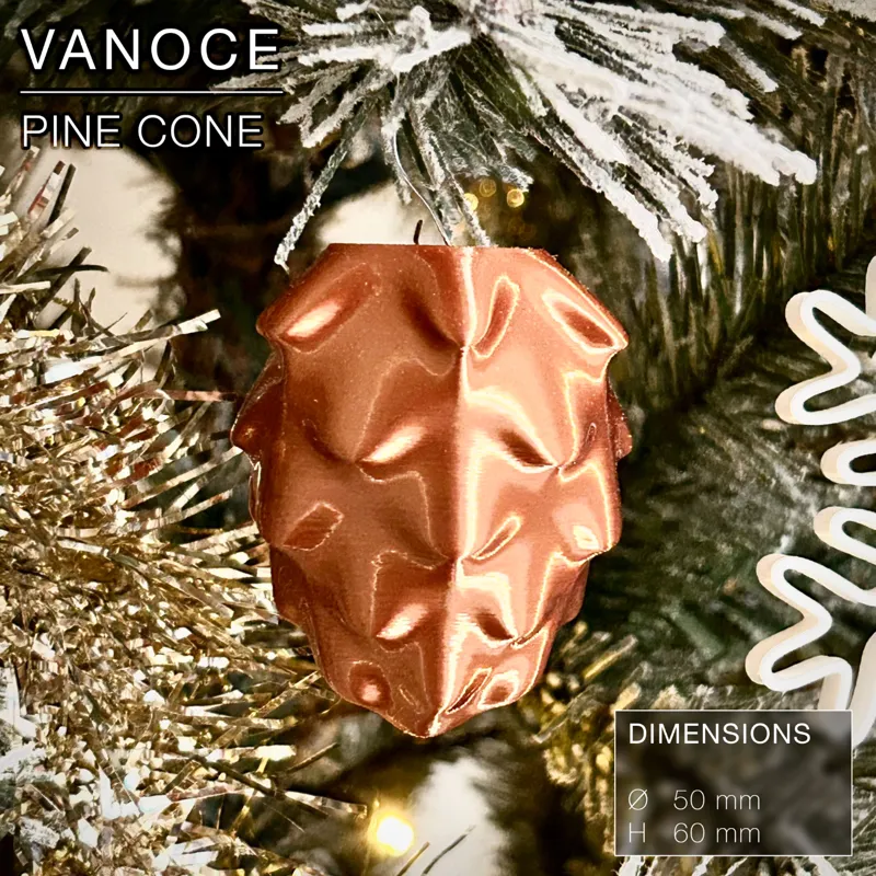 VANOCE | Hanging Pine Cone, Christmas Tree