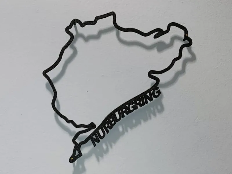 Silhouette del circuito del Nürburgring