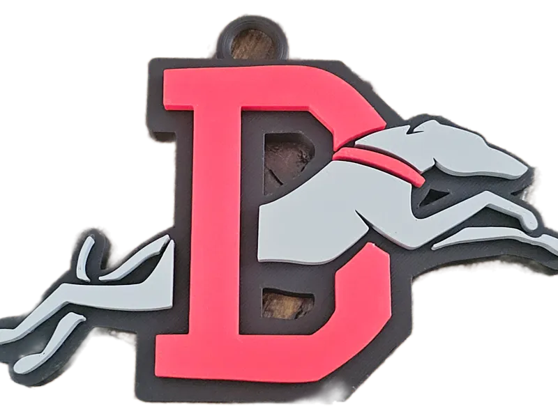 Dixie Greyhound Pendant