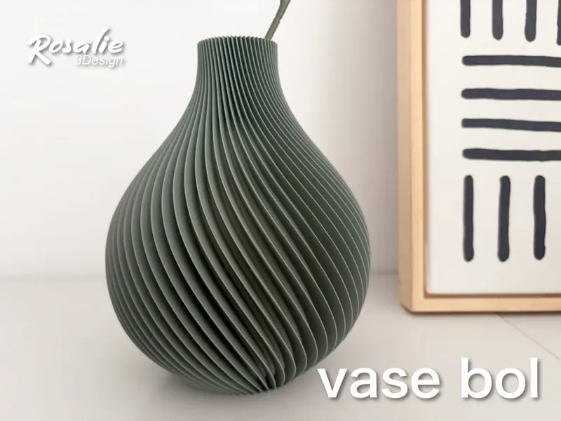 Swirl Vase 'Bol'