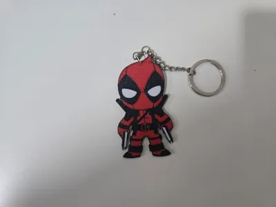 Deadpool Multicolor Keychain n.1 by 3Devil - MakerWorld