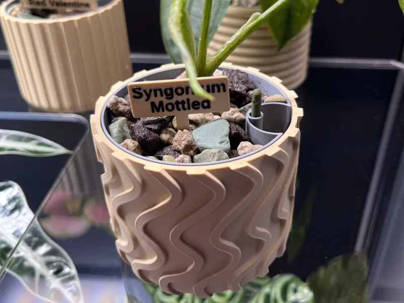 Plant Pot - Waves