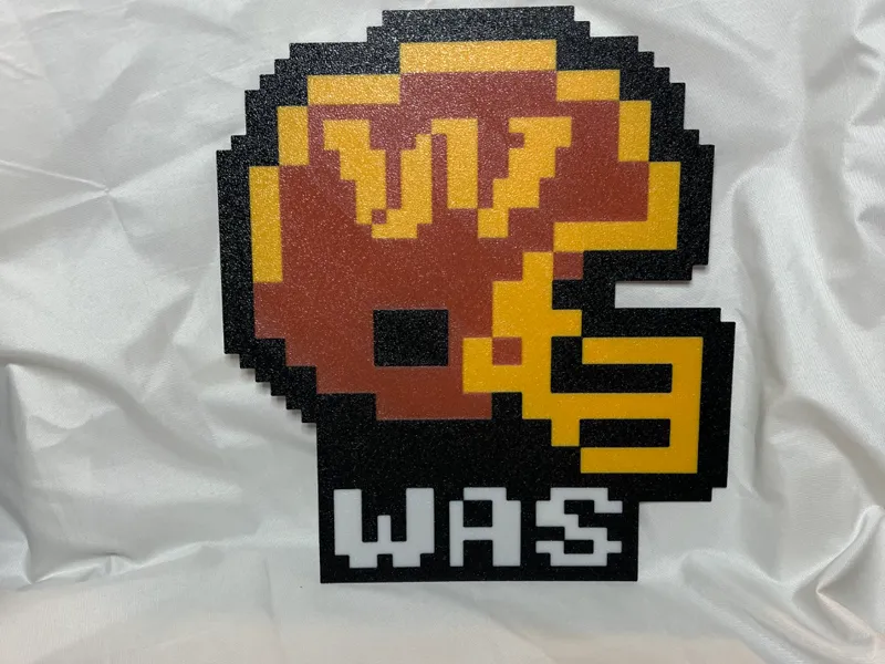 Washington Commanders Tecmo Super Bowl Light Box