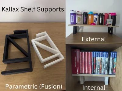IKEA Kallax Shelving Unit Additional Shelf Hangers