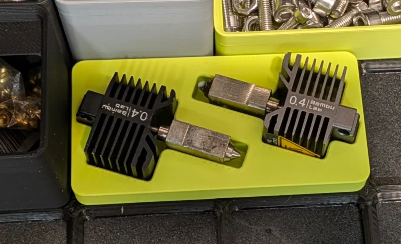 Gridfinity X1C/P1S Nozzle Bin