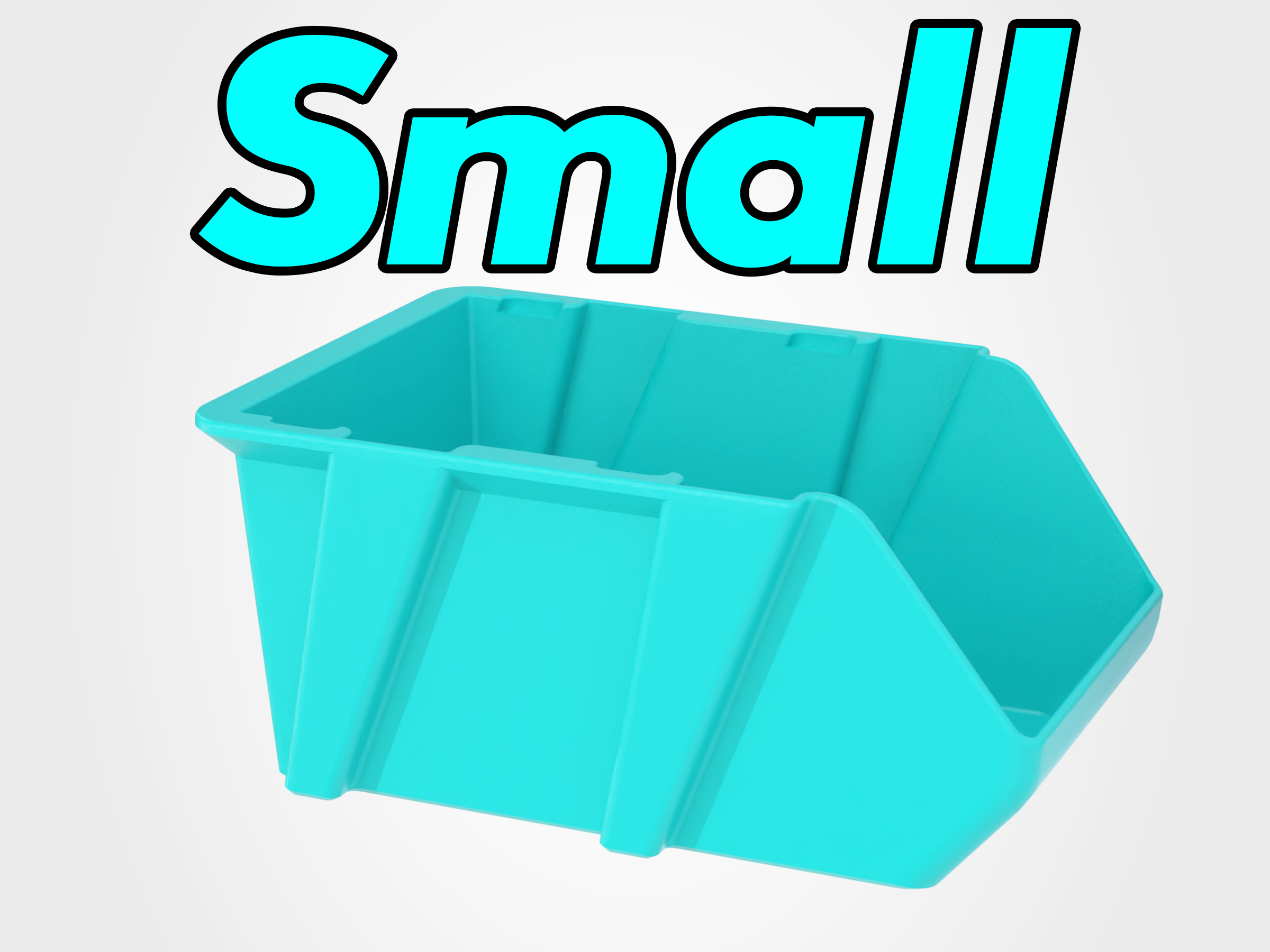 Miniatura 1 do modelo 3D Stackable & Nesting Parts Bins