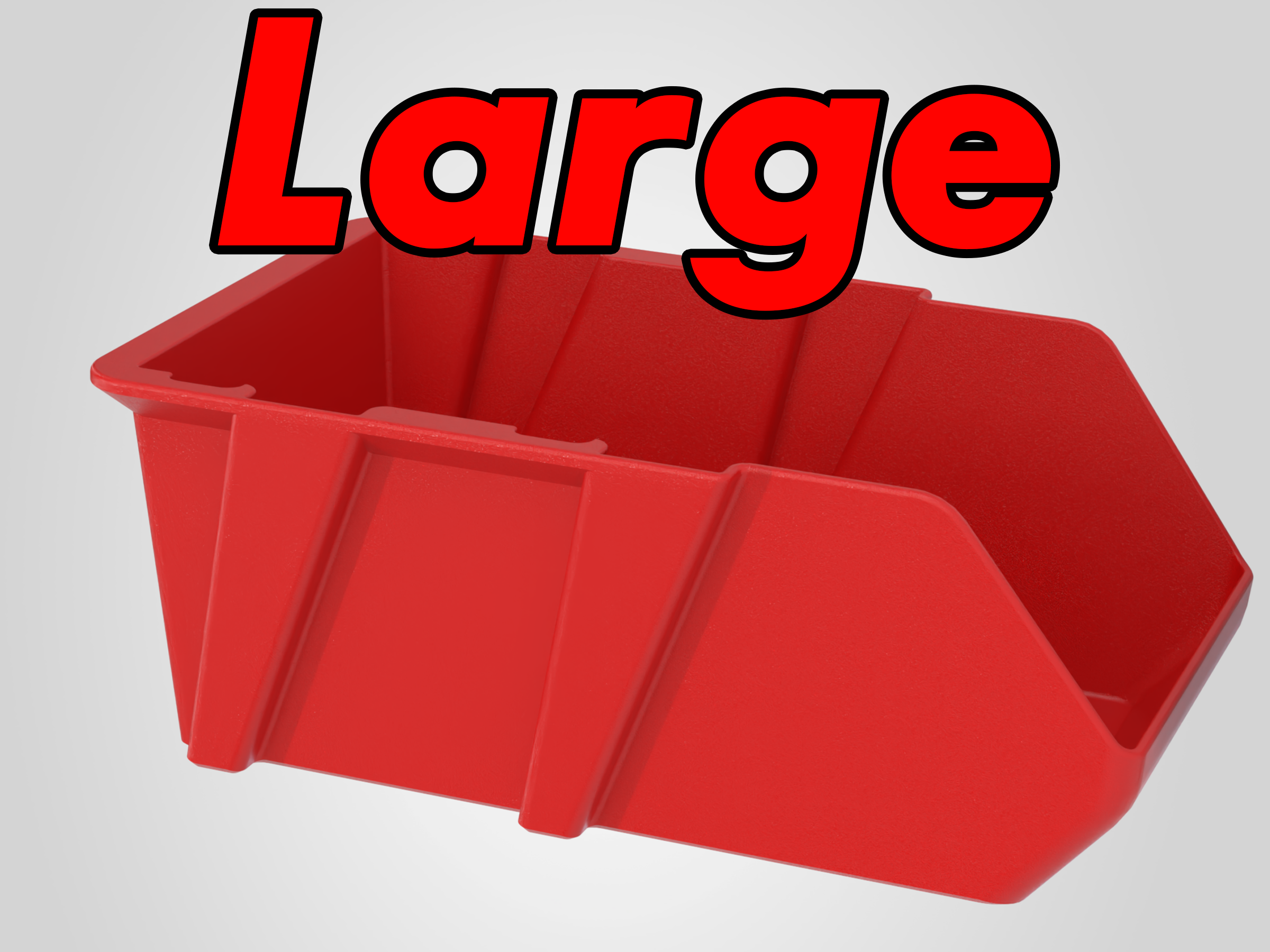 Miniatura 2 do modelo 3D Stackable & Nesting Parts Bins