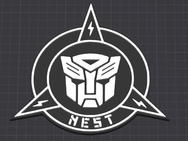 Transformers The Ride NEST logo