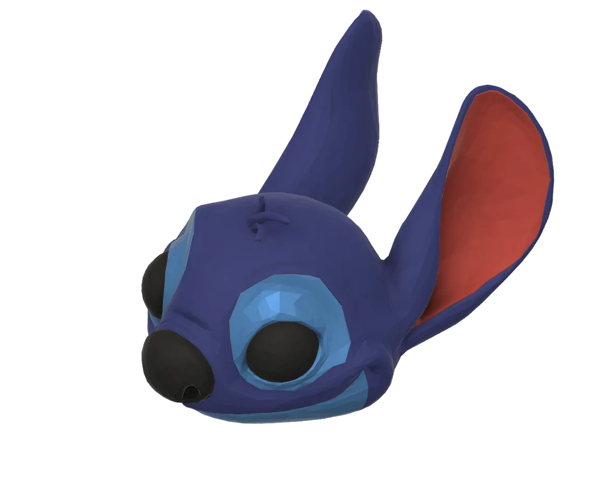 Stitch head no need AMS - Free 3D Print Model - MakerWorld