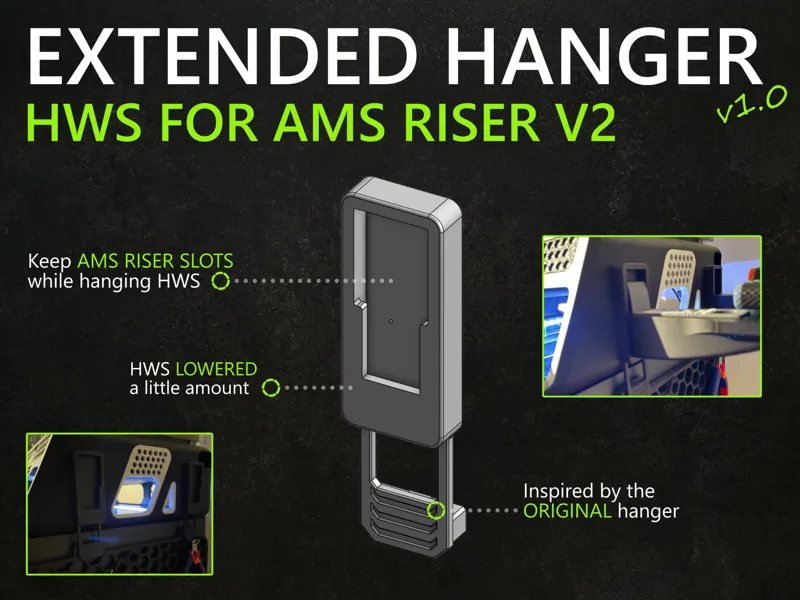 HSW Extended Hanger for AMS Riser v2