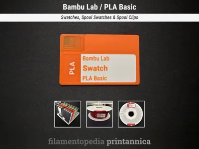 Bambu Lab - PLA Basic - Filamentopedia Swatches