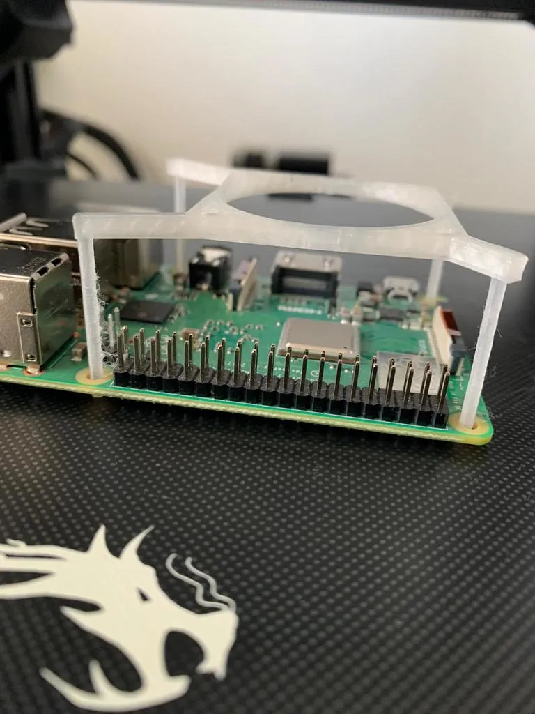 30mm fan mount for rpi 3 and 4