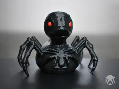Halloween Spider Duck - Free 3D Print Model - MakerWorld