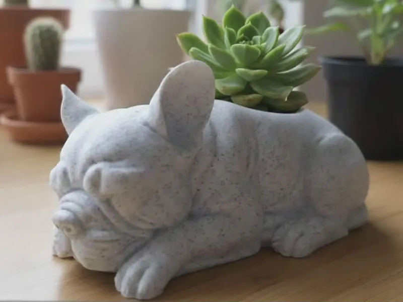 French bulldog pot