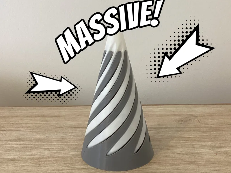 Massive Spiral Fidget Cone