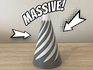 Massive Spiral Fidget Cone