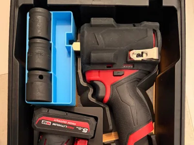Packout impact socket holder gridfinity