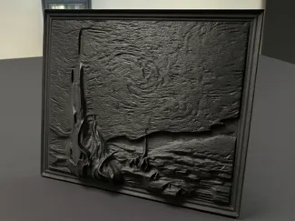 The Starry Night - Sculpture Painting