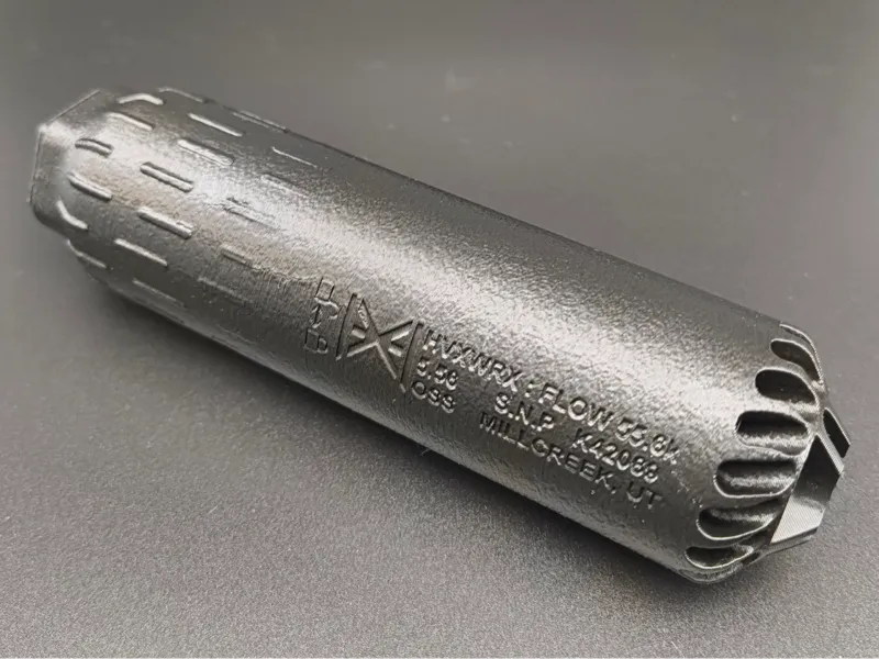 HUXWRX FLOW 556K Schalldämpfer mit Fullmuster