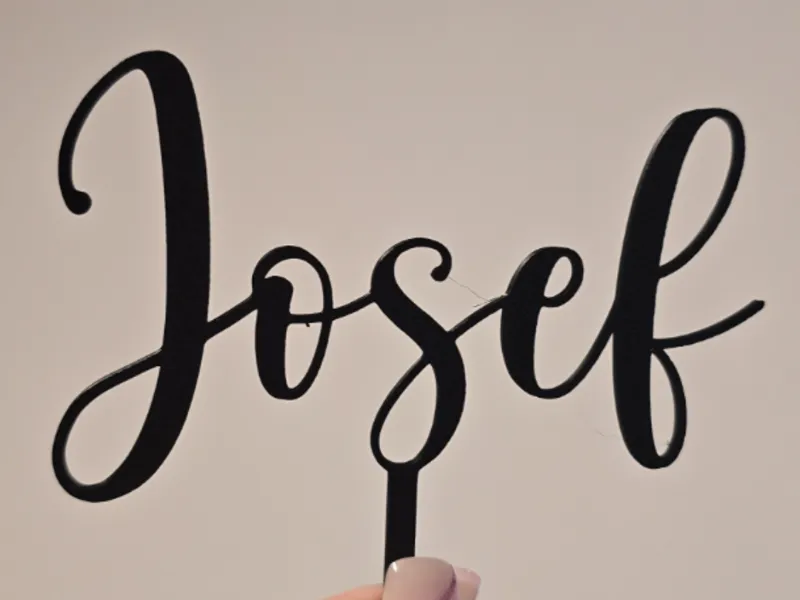 Cake Topper Tortenaufsatz Josef