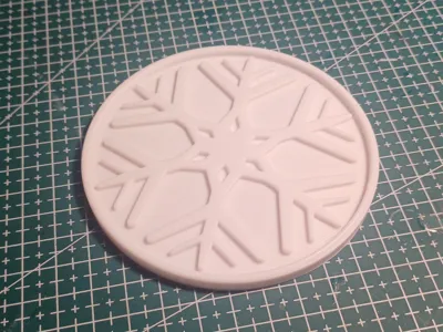 Snowflake Coaster Winter Holidays