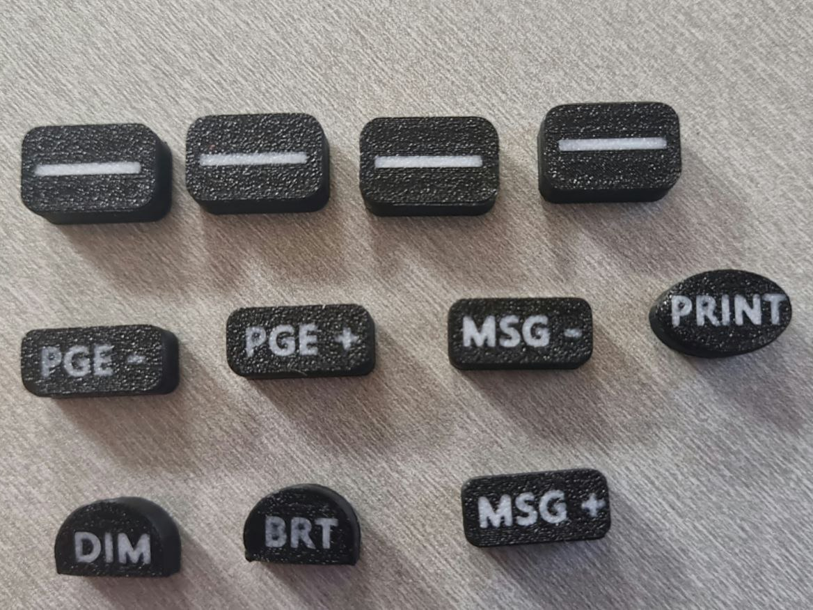 KNOBS DCDU Panel A320 Remix