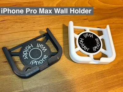 iPhone Pro Max Wall Pocket Holder Mount
