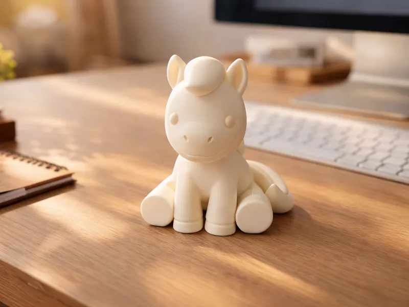 Cute Chibi Horse - Adorable Desk Companion
