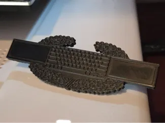 Combat Keyboard Warrior Badge,