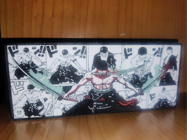 Zoro — Re degli Inferi — Lightbox multicolore