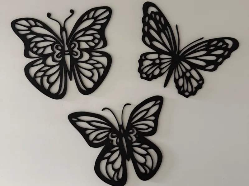 Schmetterlinge - Wand Deko 