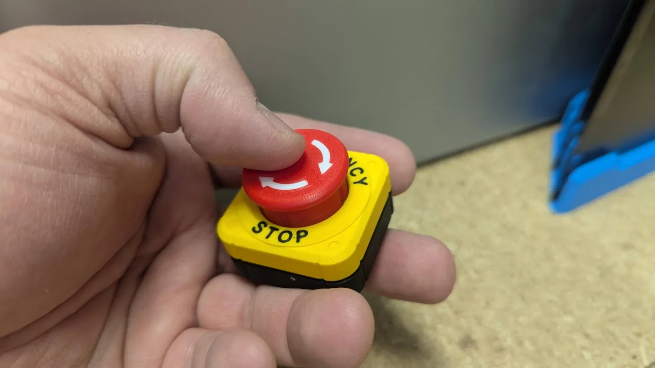 Emergency Stop (E-Stop) Button Clicker view 3