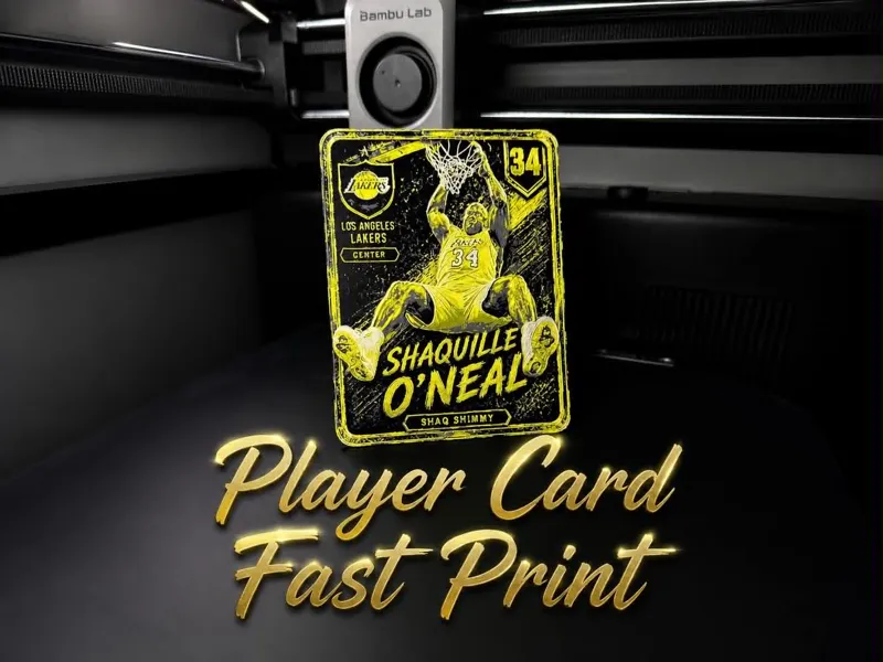Shaquille O'Neal Player Card Shaq